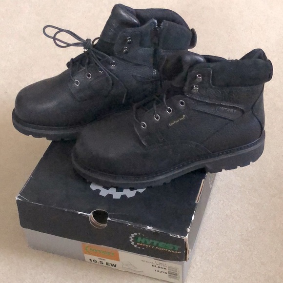 HYTEST Safety Boots Men’s 10.5 EW - Picture 1 of 11
